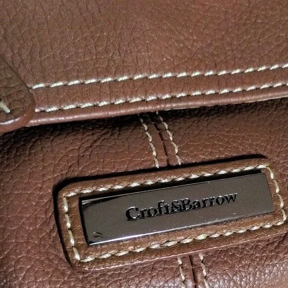 Croft & Barrow Leather Hobo Shoulder Bag - Picture 11 of 15